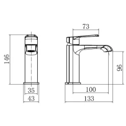 Harbour Essence Mini Mono Basin Mixer Tap