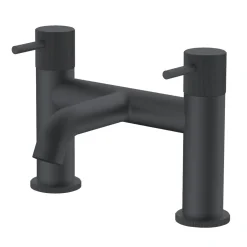 Harbour Fluted Deck Mounted Bath Mixer Tap
