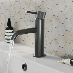 Harbour Fluted Mono Basin Mixer Tap & Waste