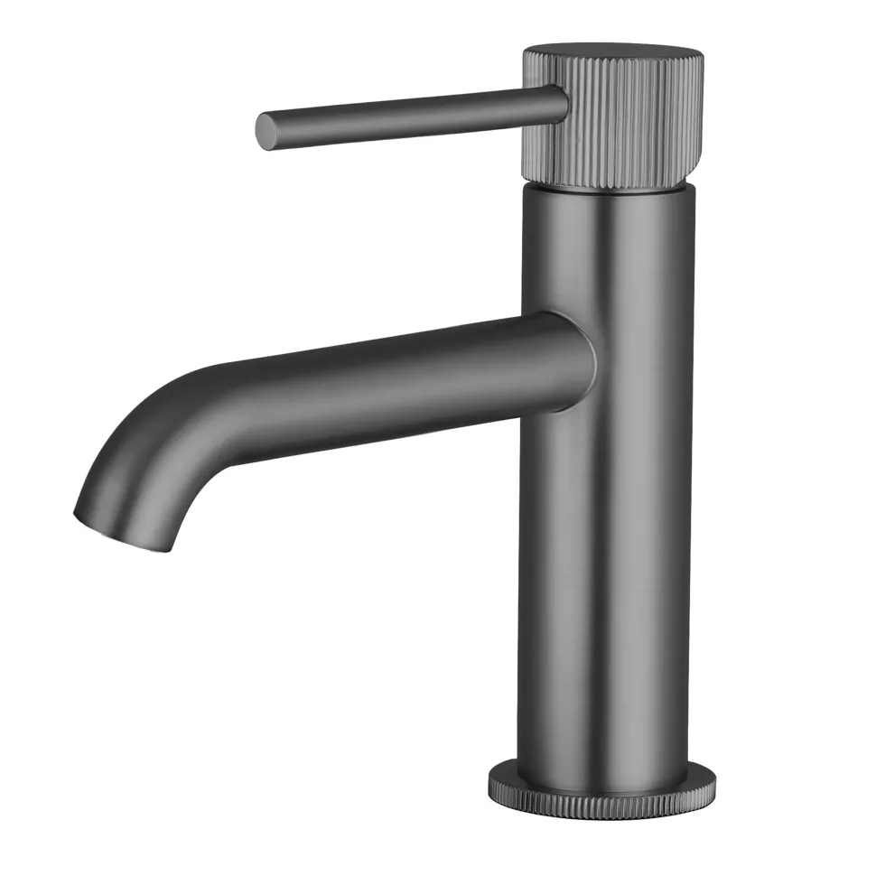 Harbour Fluted Mono Basin Mixer Tap & Waste