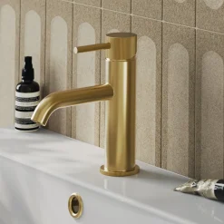 Harbour Fluted Mono Basin Mixer Tap & Waste