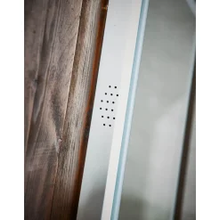 Harbour Glow LED Bluetooth Mirror with Demister Pad & Shaver Socket - 500 x 700mm