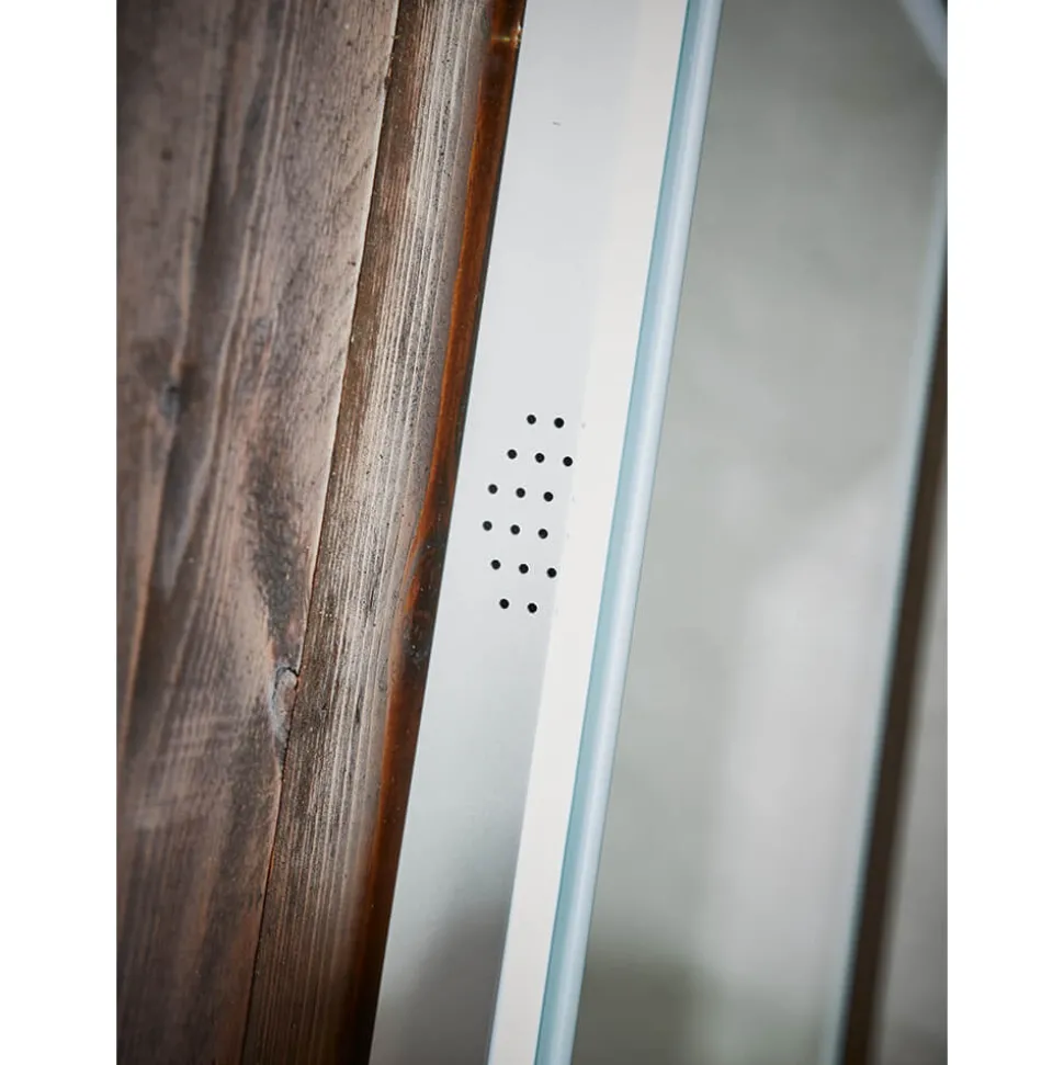 Harbour Glow LED Bluetooth Mirror with Demister Pad & Shaver Socket - 500 x 700mm