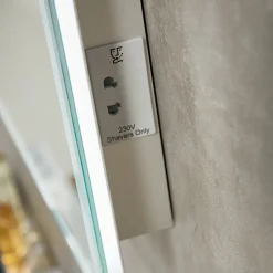 Harbour Glow LED Bluetooth Mirror with Demister Pad & Shaver Socket - 500 x 700mm