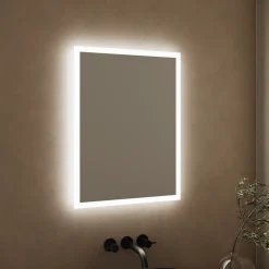 Harbour Glow LED Illuminated Mirror with Demister Pad & Shaver Socket - 500 x 700mm