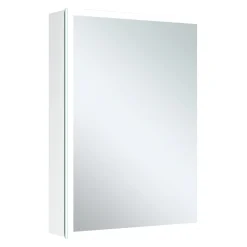 Harbour Glow LED Mirrored Cabinet with Demister Pad & Shaver Socket - 500 x 700mm