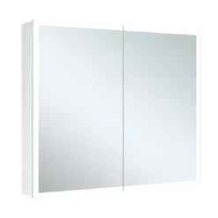 Harbour Glow LED Mirrored Cabinet with Demister Pad & Shaver Socket - 800 x 700mm