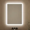Harbour Glow LED Mirror with Demister Pad & Shaver Socket - 600 x 800mm