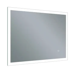Harbour Glow LED Mirror with Demister Pad & Infrared Touch Button - 800 x 600mm