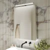 Harbour Grace LED Mirror Cabinet with Demister Pad & Shaver Socket - 500 x 600mm