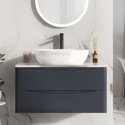Harbour Grace 560mm Countertop Basin - Matt White or Gloss White