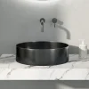 Harbour Gunmetal Round PVD Countertop Basin with Waste - 377mm