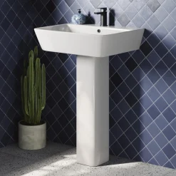 Harbour Icon Bathroom Suite with Rimless Toilet & Double Ended Bath