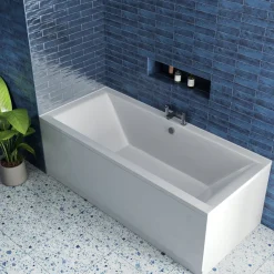 Harbour Icon Bathroom Suite with Rimless Toilet & Double Ended Bath
