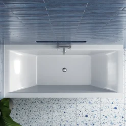 Harbour Icon Bathroom Suite with Rimless Toilet & Double Ended Bath