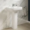 Harbour Icon 550mm 1 Tap Hole Basin & Pedestal