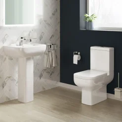 Harbour Icon 550mm 1 Tap Hole Basin & Pedestal