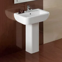 Harbour Icon 550mm 1 Tap Hole Basin & Pedestal