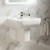 Harbour Icon 550mm 1 Tap Hole Basin & Semi Pedestal
