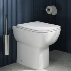 Harbour Icon Rimless Back to Wall Comfort Height Toilet & Soft Close Seat
