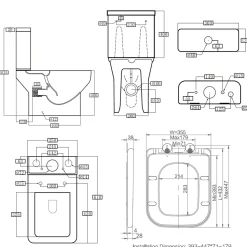 Harbour Icon Rimless Toilet & Basin Bathroom Suite