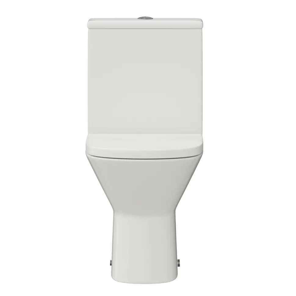 Harbour Identity Close Coupled Rimless Back to Wall Toilet & Soft Close Seat