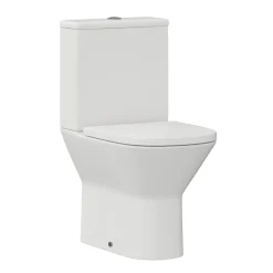 Harbour Identity Close Coupled Rimless Back to Wall Toilet & Soft Close Seat