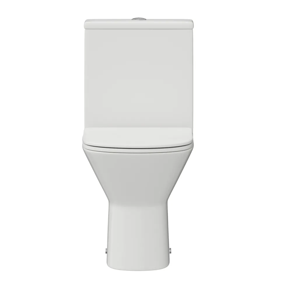 Harbour Identity Close Coupled Rimless Back to Wall Toilet & Soft Close Seat