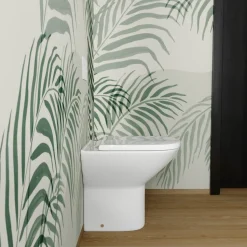 Harbour Identity Comfort Height Rimless Back to Wall Toilet & Soft Close Seat