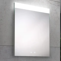 Harbour Identity LED Mirror with Demister Pad & Infrared Touch Button - 500 x 700mm
