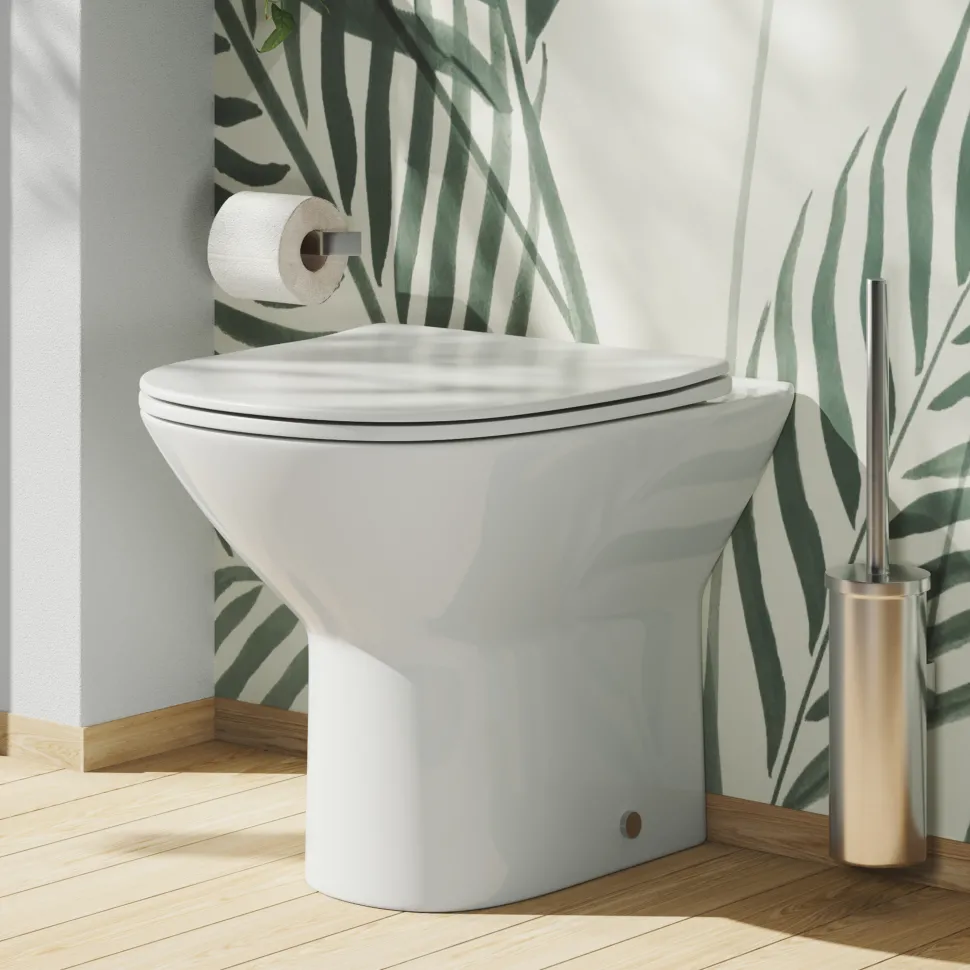 Harbour Identity Rimless Back to Wall Toilet & Soft Close Seat