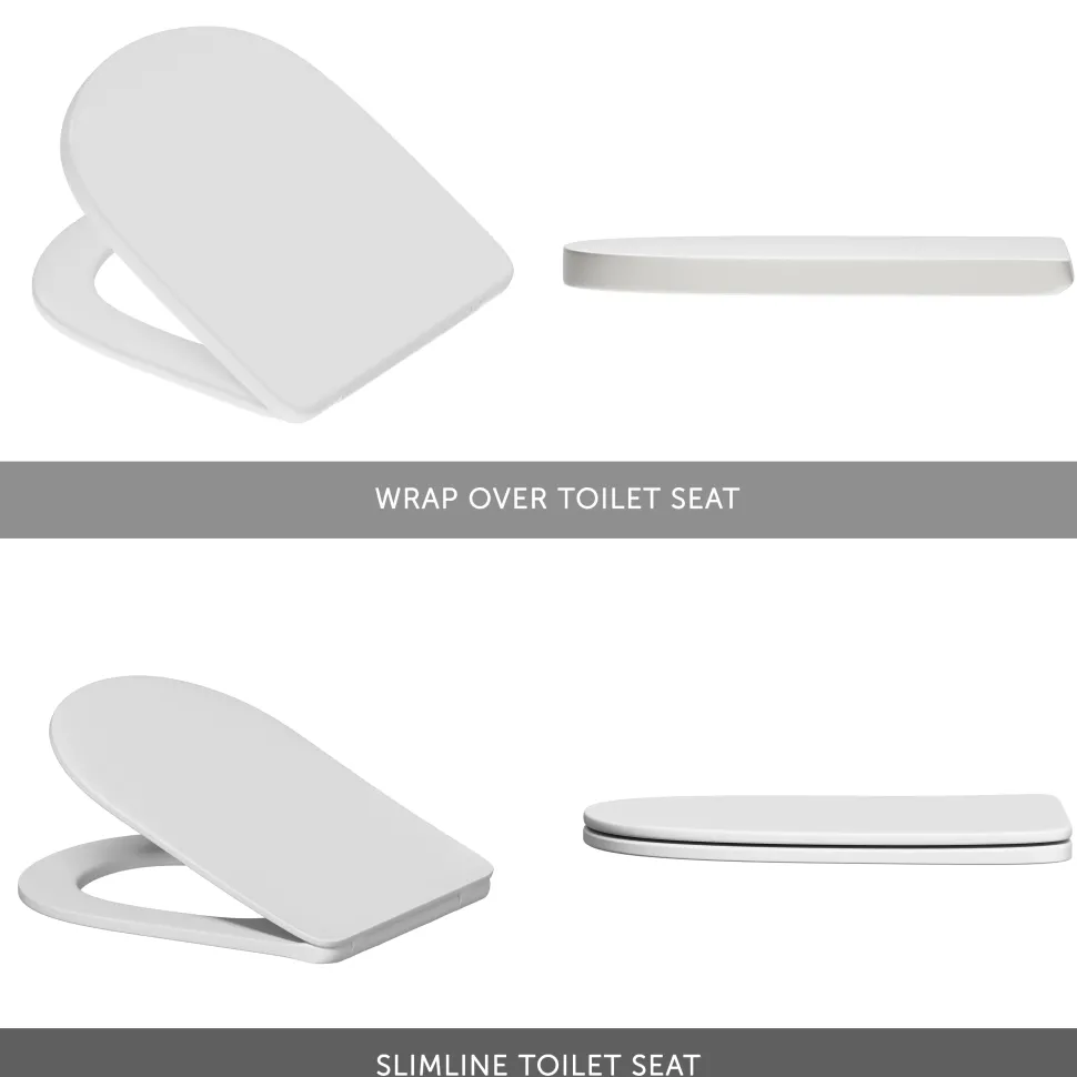 Harbour Identity Rimless Back to Wall Toilet & Soft Close Seat