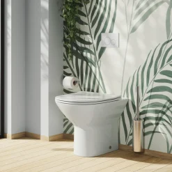 Harbour Identity Rimless Back to Wall Toilet & Soft Close Seat