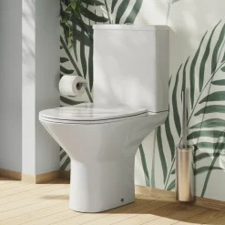 Harbour Identity Rimless Close Coupled Toilet & Soft Close Seat