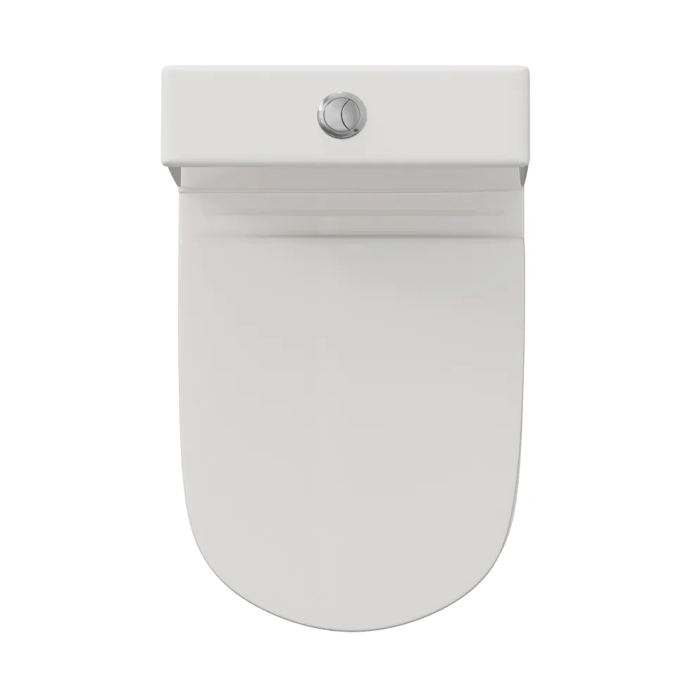 Harbour Identity Rimless Close Coupled Toilet & Soft Close Seat