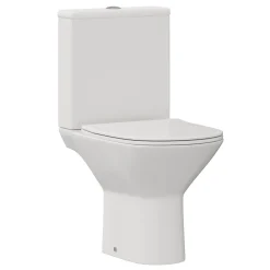 Harbour Identity Rimless Close Coupled Toilet & Soft Close Seat
