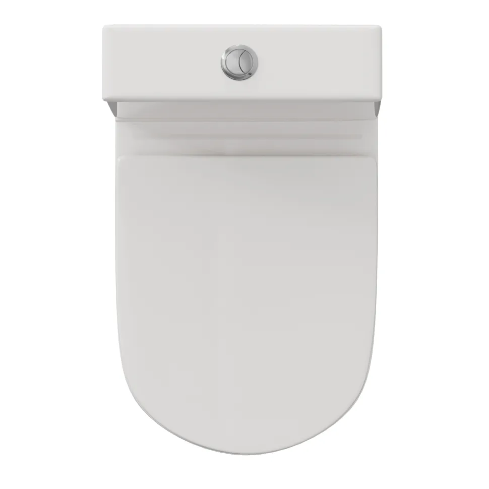 Harbour Identity Rimless Close Coupled Toilet & Soft Close Seat