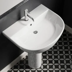 Harbour Identity Rimless Toilet & Basin Bathroom Suite