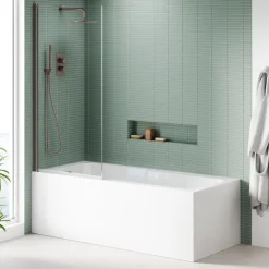 Harbour i8 Easy Clean 8mm Single Panel Bath Screen - 1500 x 800mm