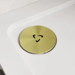 Harbour Luxury 90mm Metal Topped Shower Tray Waste
