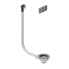 Harbour 90mm PVD Gunmetal Basket Strainer Kitchen Sink Waste & Overflow Covers