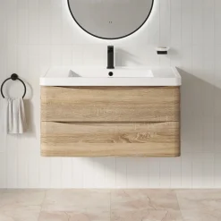 Harbour Origin 900mm Wall Mounted Vanity Unit & Basin