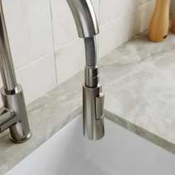 Harbour Pro Pull Out Single Lever Mono Kitchen Mixer Tap