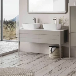 Harbour Serenity 1180mm Floorstanding Unit & Worktop - French Grey