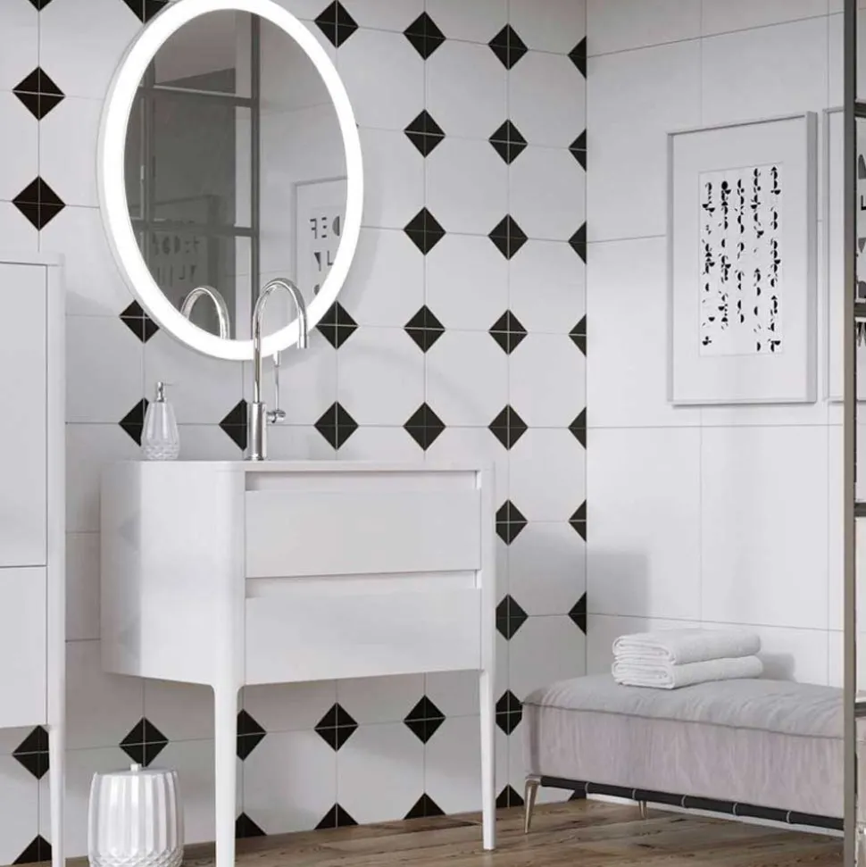 Harbour Serenity 790mm Floorstanding Vanity Unit & Basin - Gloss White