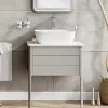 Harbour Serenity 630mm Floorstanding Unit & Worktop - French Grey