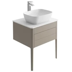 Harbour Serenity 630mm Floorstanding Unit & Worktop - French Grey