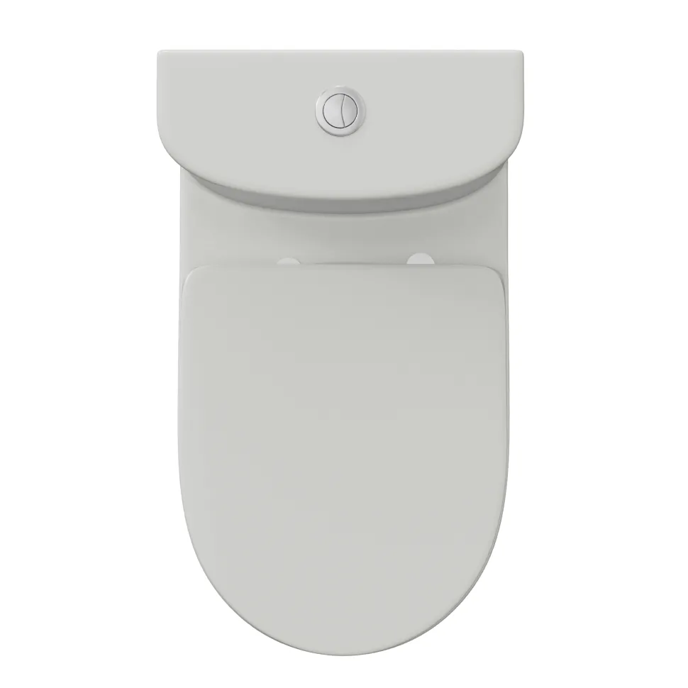 Harbour Serenity Rimless Back To Wall Close Coupled Toilet with Soft Close Seat