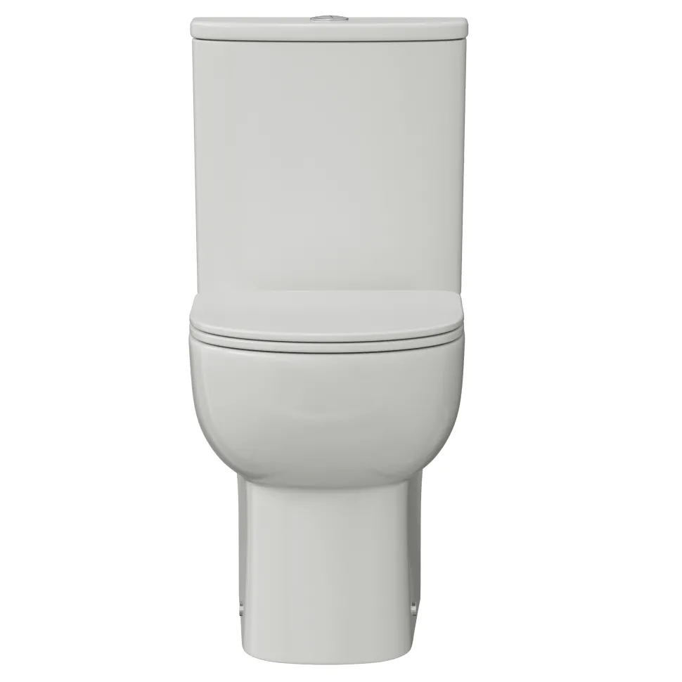 Harbour Serenity Rimless Back To Wall Close Coupled Toilet with Soft Close Seat