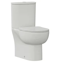 Harbour Serenity Rimless Back To Wall Close Coupled Toilet with Soft Close Seat